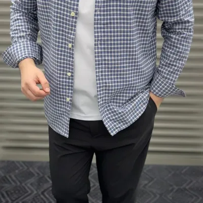 Chemise Carreaux Structurée