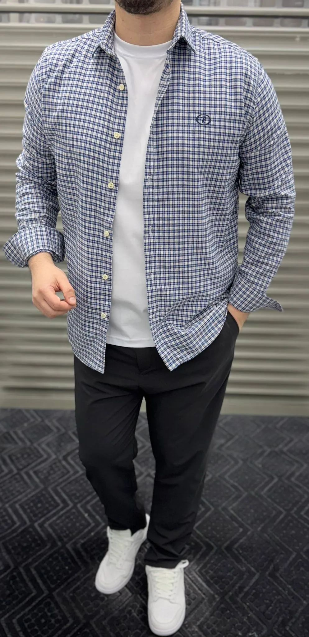 Chemise Carreaux Structurée Chemise Carreaux Structurée
