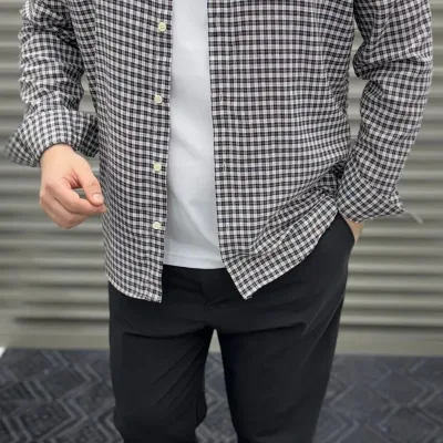 Chemise Carreaux Structurée