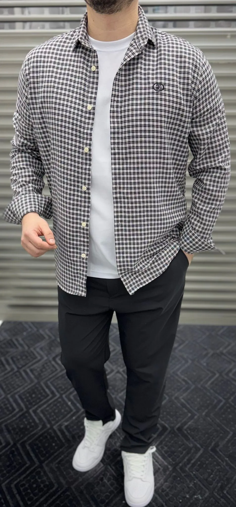 Chemise Carreaux Structurée Chemise Carreaux Structurée
