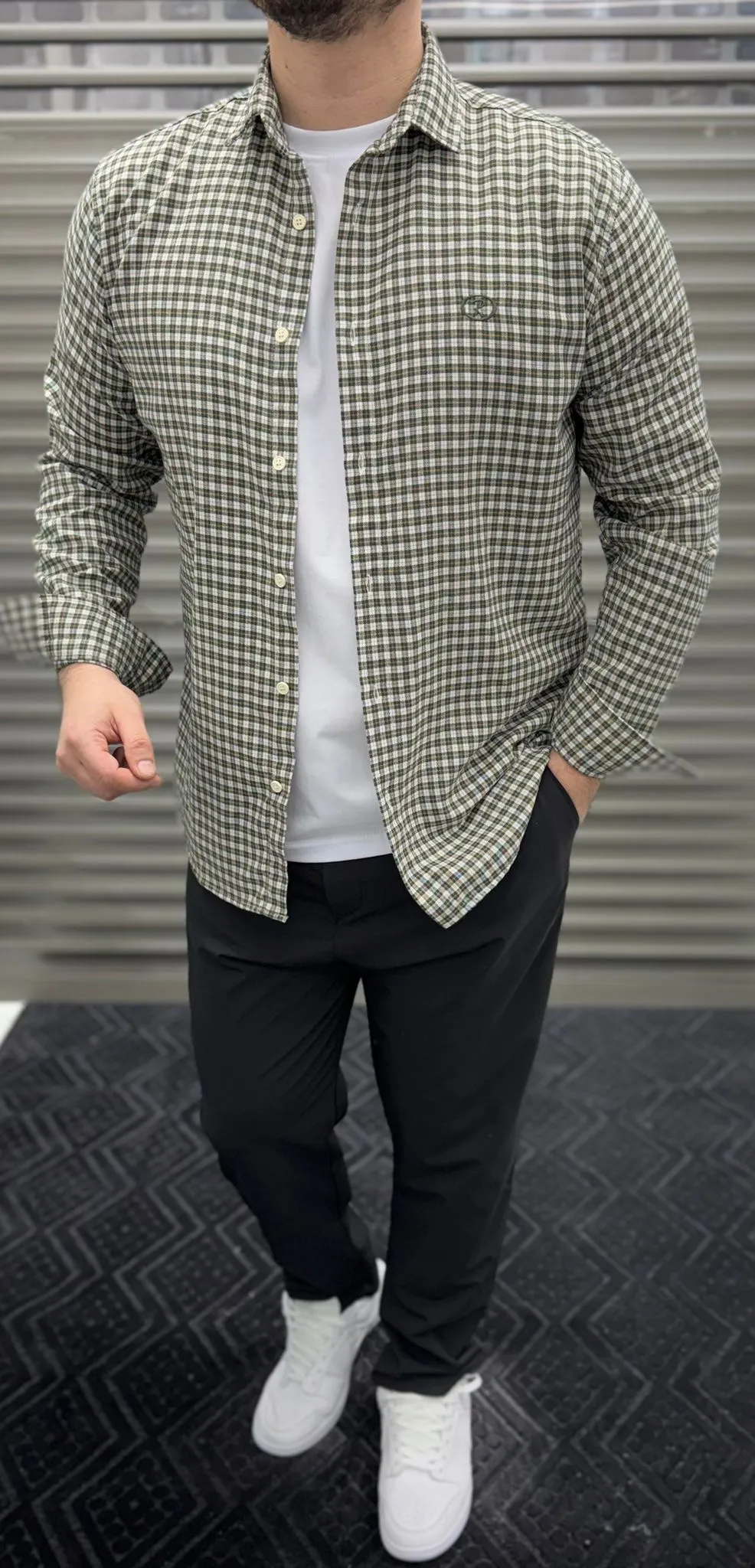 Chemise Carreaux Structurée Chemise Carreaux Structurée
