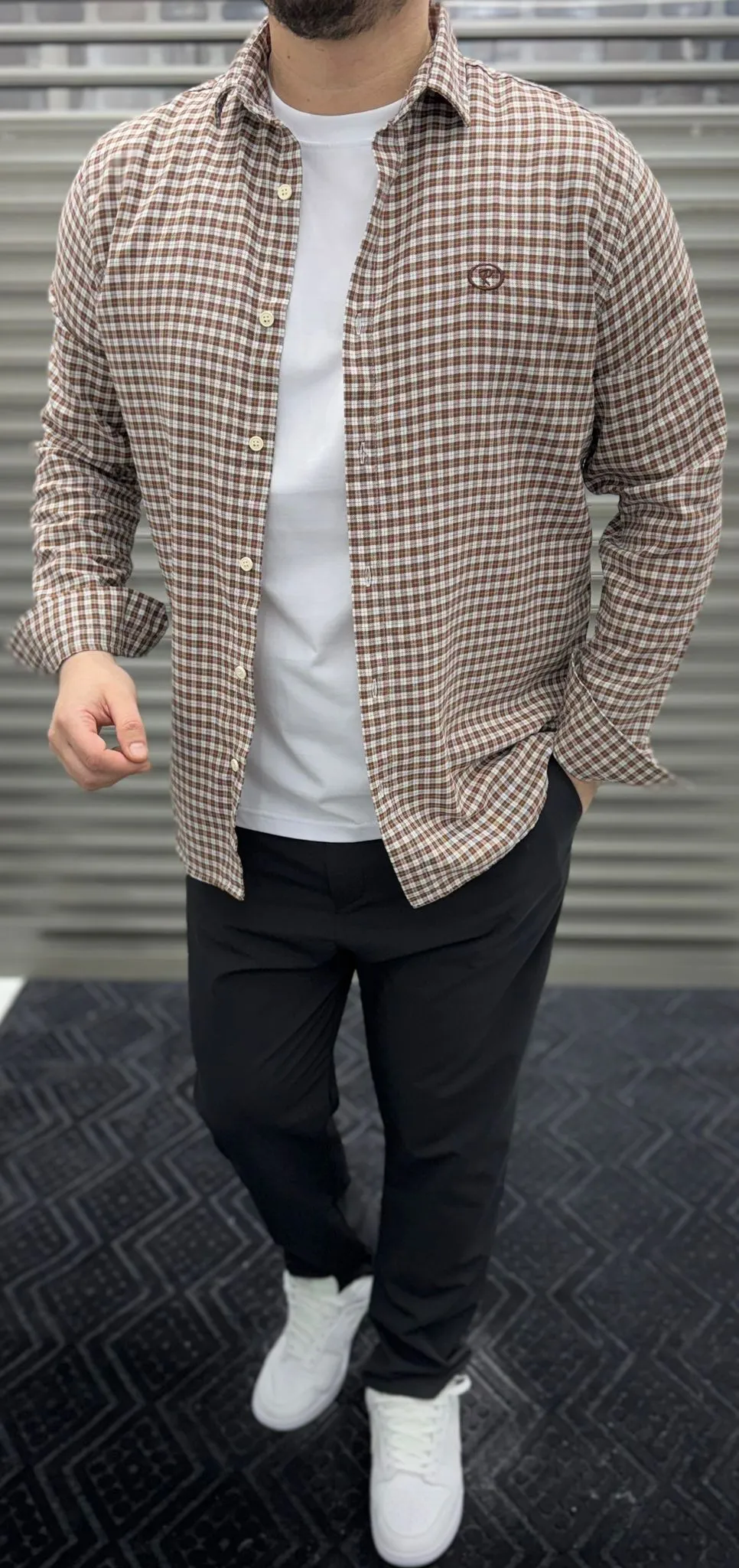 Chemise Carreaux Structurée Chemise Carreaux Structurée